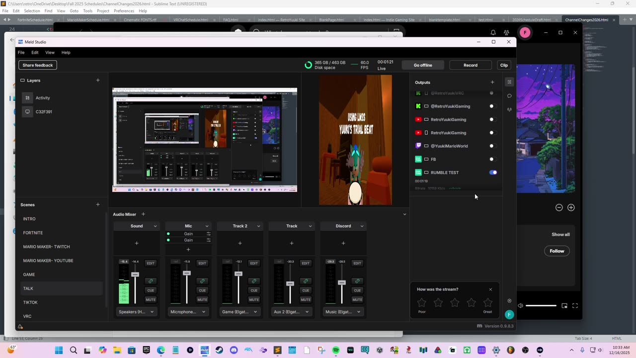 Test Stream - Rumble
