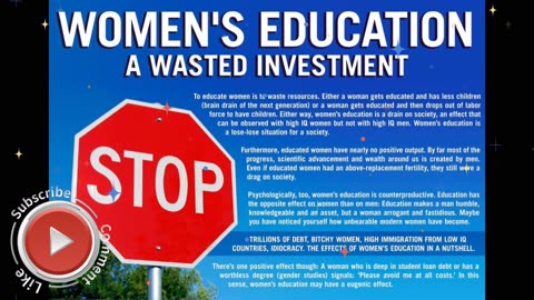 Women's Education, a wasted investment