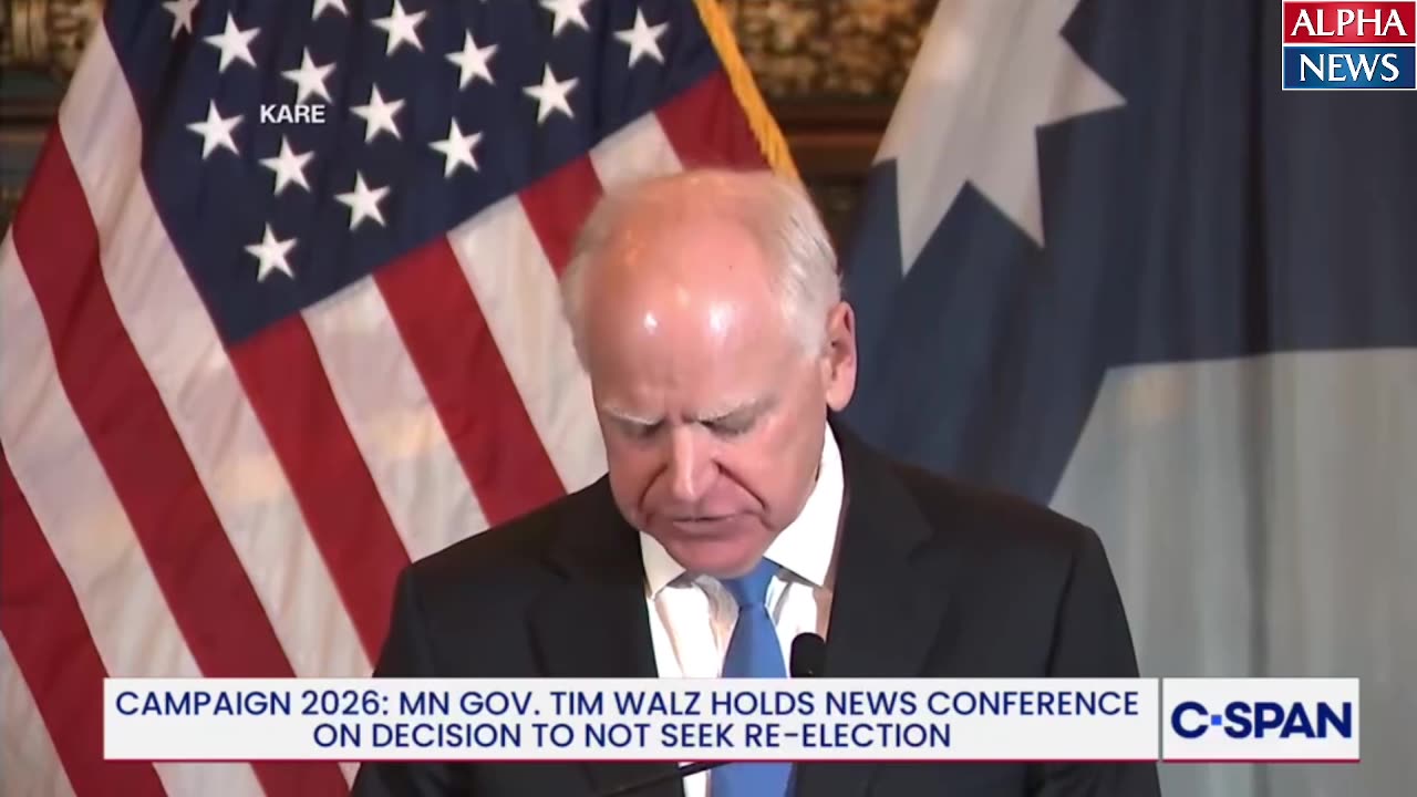 LIVE: Gov. Tim Walz drops reelection bid