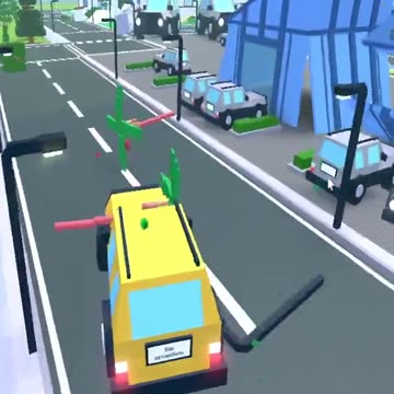 Cars vs. bicycles! Let's destroy the city! #roblox #gaming #destroy #crash #bycycle #car #city