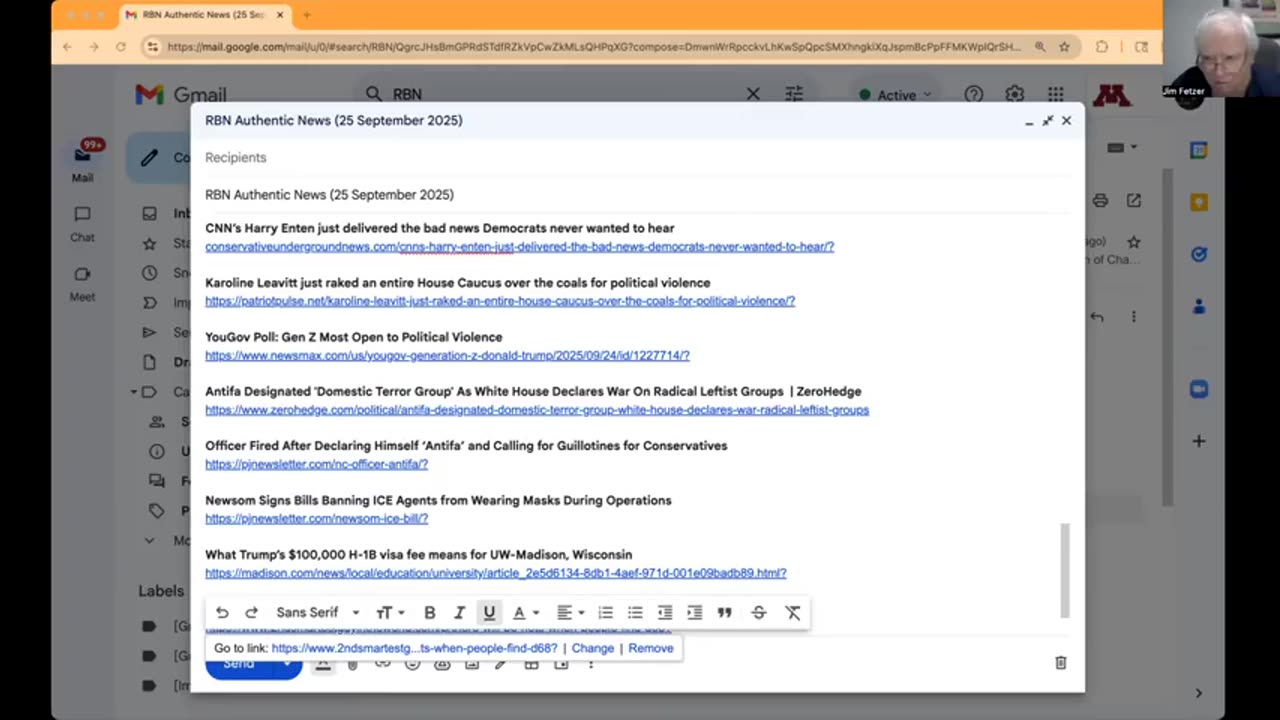 RBN Authentic News (25 September 2025)