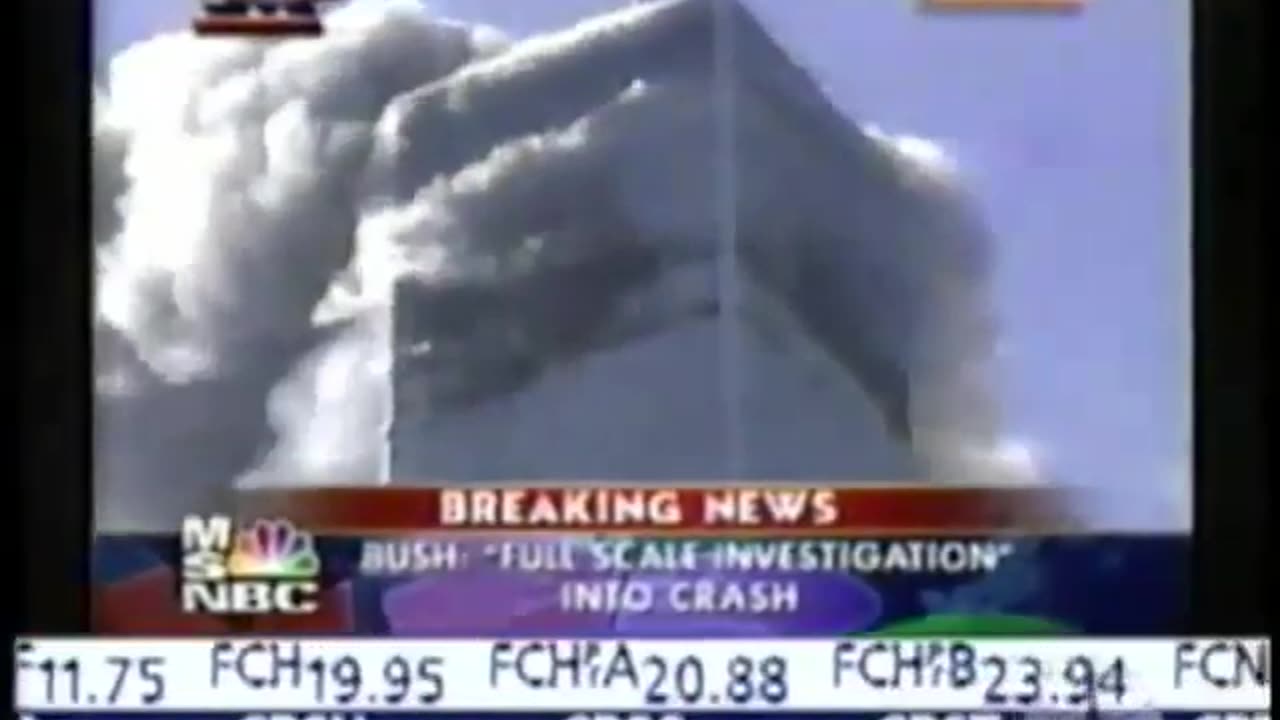 911 WTC 1 Explosion Eyewitness 'Its A Bomb' ..... WTC 2 Explosion Eyewitness Ashleigh Banfield CNBC