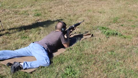 Cludio has Mini 14 fun