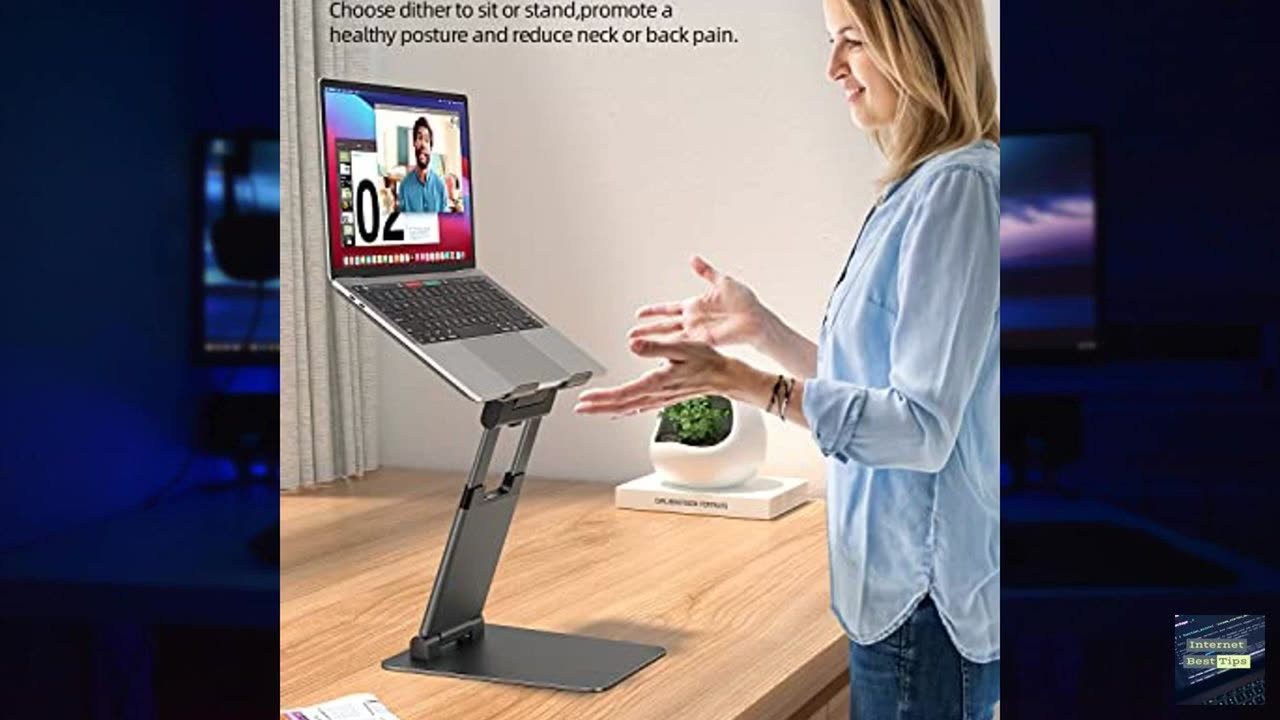 Nulaxy Height Adjustable Laptop Stand for Desk