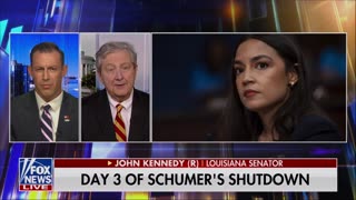 Senator John Kennedy: Congresswoman Alexandria Ocasio-Cortez is trying to singlehandedly end blonde jokes."