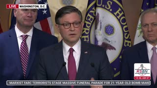 FULL: Speaker Johnson and the House GOP Hold a Press Briefing - 12/10/25