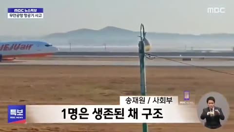 At least 62 dead after South Korean jet carrying 181 people crash-lands at airport .mp4