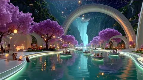 Future City Megastructures Powered by AI