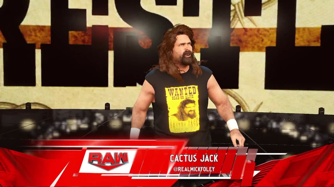 Shinsuke Nakamura VS Cactus Jack at Raw Season 1 Episode 11