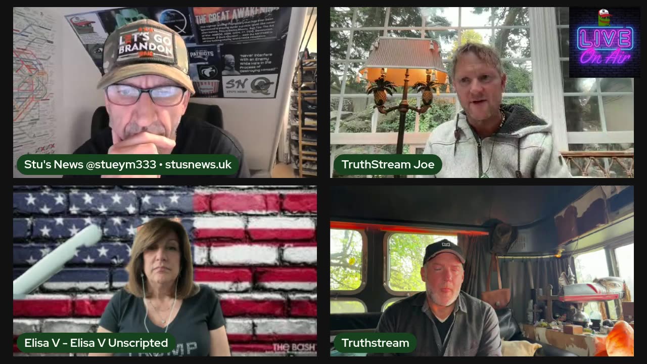 Patriots Across The Pond & Frens Ep5 - LIVE w/ Elisa V & Guest - 6.30pm GMT/1.30am EST