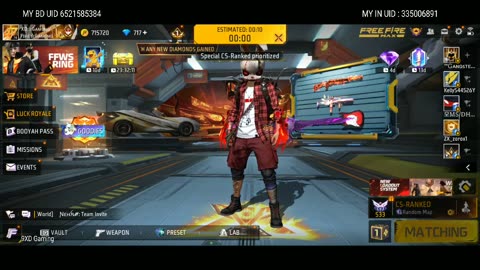 Free Fire Live With 9XD Gaming