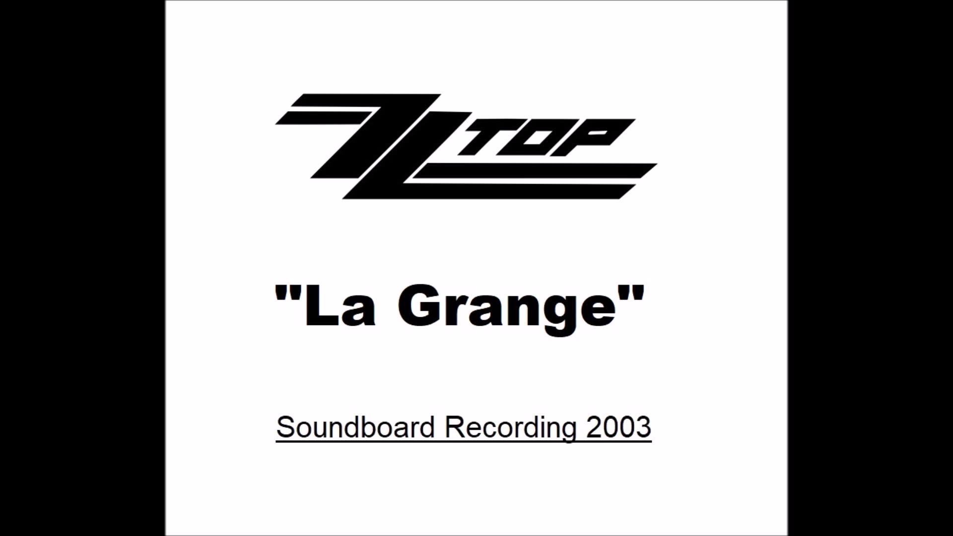 ZZ Top - La Grange (Live in New Jersey 2003)