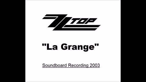 ZZ Top - La Grange (Live in New Jersey 2003)