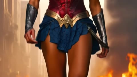 AI Celebrities as Wonder Woman 🦸‍♀️ #shorts #ai #wonderwoman