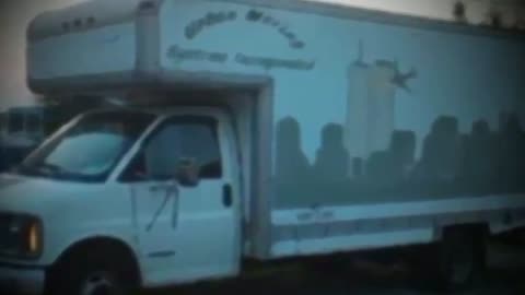 9/11 - Police Officer describes the MOSSAD MOVING VAN with a 9/11 MURAL on the side