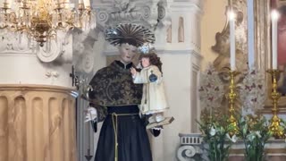 Conca dei Marini (SA) - Processione con il nuovo bambinello di Sant’Antonio di Padova (15.02.25)