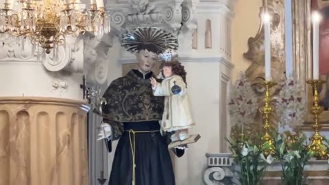 Conca dei Marini (SA) - Processione con il nuovo bambinello di Sant’Antonio di Padova (15.02.25)