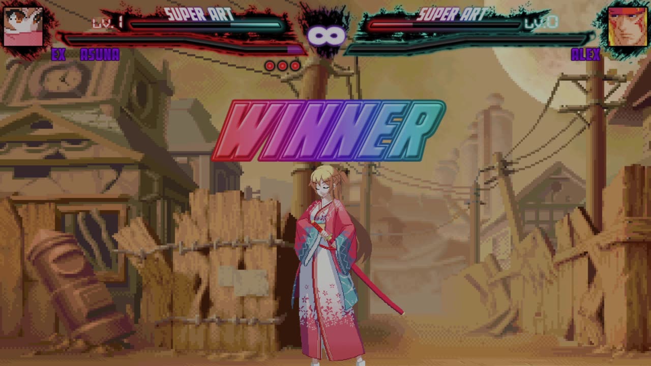 Clash of Power: EX Asuna VS Alex | MUGEN Clash!