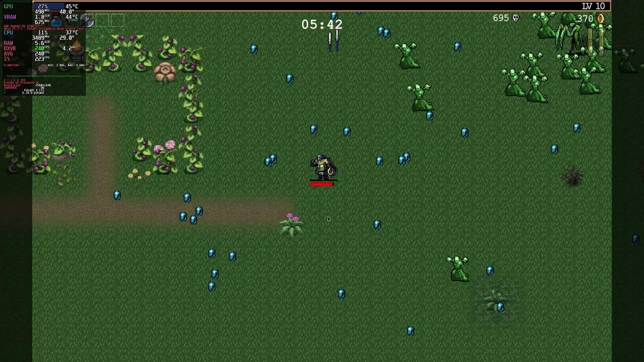 Vampire survivors on linux