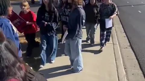 Middle schoolers in Utah staged a walkout to protest ICE.