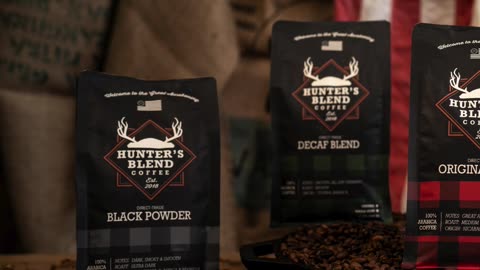 Hunter's Blend Coffee all roasts line up!