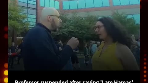Professor suspended after saying 'I am Hamas' files notice of intent to sue against university