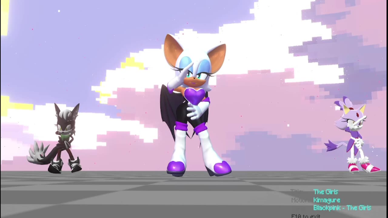 Rouge the Bat, Blaze the Cat and Tempest The Jackal (MMD) The girls - Blackpink