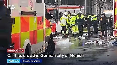 Car plows into crowd on strike in suspected terror attack in Munich