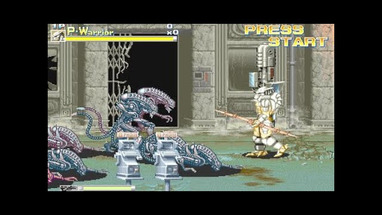 MAME ARCADE EMULATOR ALIEN VS PREDATOR ON ASUS G750JS LAPTOP PICK A SIDE EITHER MARINE OR PREDATOR🔫