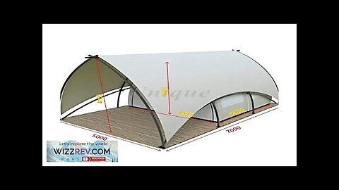 Waterproof Canvas Glamping Safari Camping Tent Sailing Style Luxury Outdoor Tent Review