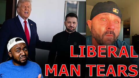 Liberal Man BREAKS DOWN IN TEARS OVER President Trump & JD Vance Kicking Zelenskyy OUT White House!