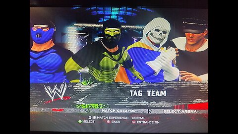 Mortal kombat vs shadaloo Tag team tournament semi finals match