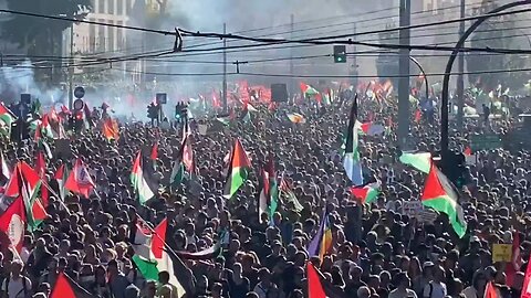 🔥 Massive protests sweep Europe: 250K march for Gaza in Rome