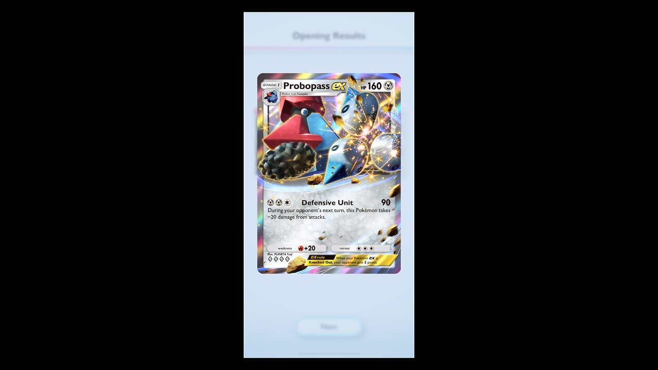 Pokémon TCG Pocket Probopass ex Unlock