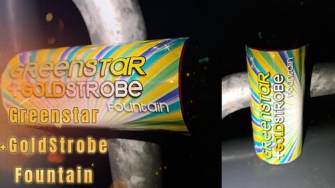 Die Grenze - Weco - Cat 1 Vuurwerk - Green star + Gold Strobe - Fountain