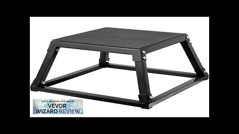 VEVOR Plyometric Platform Box 12/18/24 Inch Fitness Exercise Jump Box Step Plyometric Review