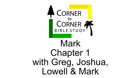 The Gospel according to Mark Chapter 1