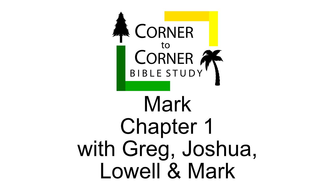 The Gospel according to Mark Chapter 1