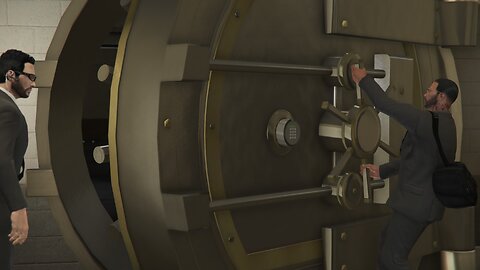 GTA 5 robbing union depository
