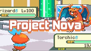 Pokemon Project Nova - GBA ROM Hack, New Story, New Map, New Color Theme, Hard Game with Pocket PC