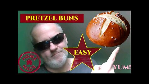 Pretzel Buns EASY DIY Recipe DELICIOUS and YUM