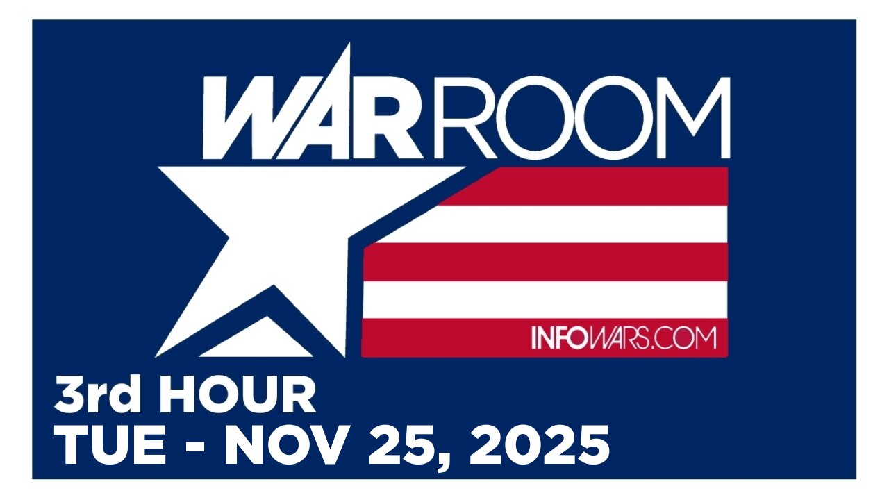 WAR ROOM [3 of 3] Tuesday 11/25/25 • REX JONES & TIM TOMPKINS - GRAY AREA • Infowars