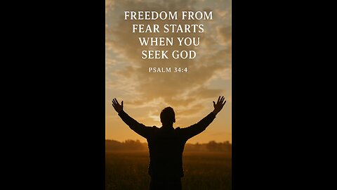 “Freedom From Fear Starts When You Seek God 🙌😔➡️🔥”