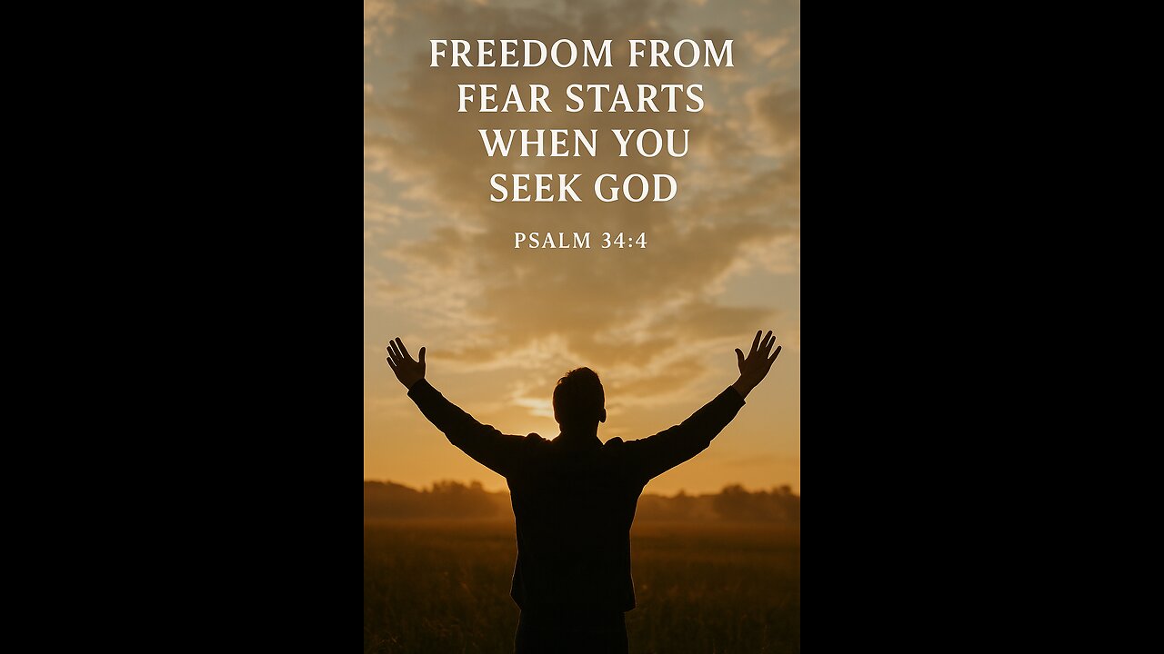 “Freedom From Fear Starts When You Seek God 🙌😔➡️🔥”