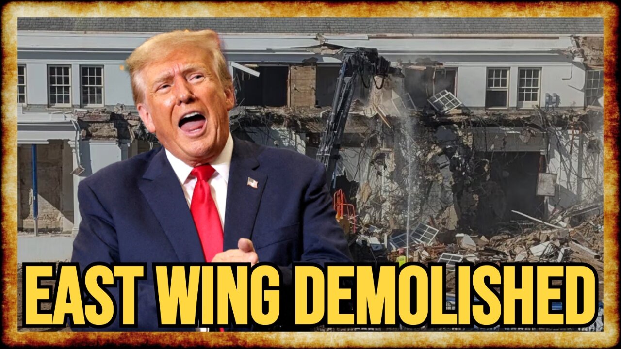 Trump RIPS APART White House To Build Oligarch-Funded Ballroom
