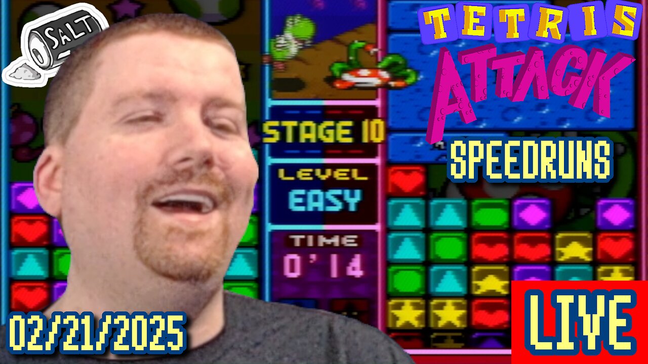 [Tetris Attack Speedruns] Friday Night Salt Mines: The Calm AFTER the Storm Edition, Doods!