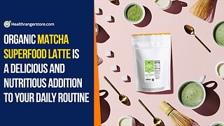 Organic Matcha Superfood Latte is a delicious and nutritious addition to your daily routine