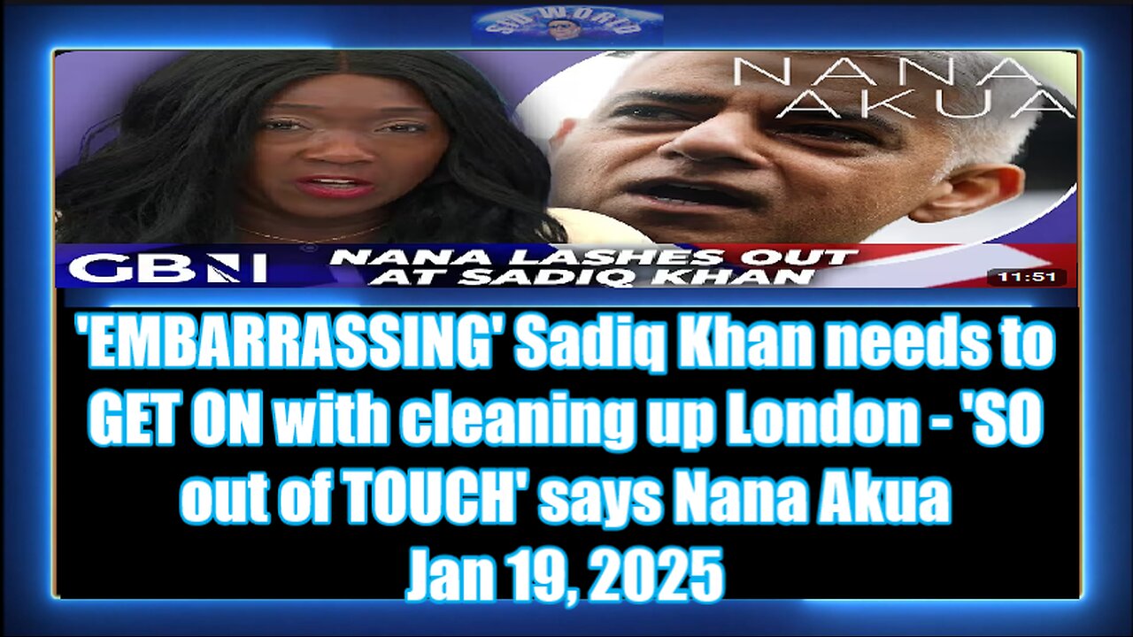 'EMBARRASSING' Sadiq Khan needs to GET ON with cleaning up London - 'SO out of TOUCH'