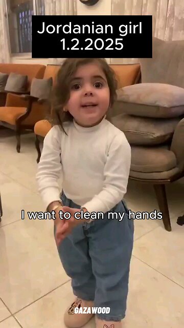 Jordanian Father and Daughter - What lovely education. Will this girl participate on Oct.7, 2043?