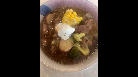 BEEF CHUCK SOUP FOR FALL WEATHER